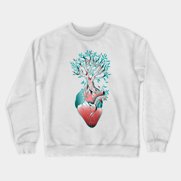 Tree of Life Crewneck Sweatshirt by HAPHEART.COM